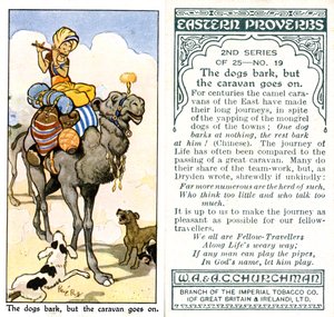 De honden blaffen, maar de karavaan gaat verder, 1932